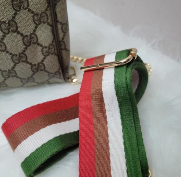 Authentic Gucci vintage web sherry line clutch - Picture 2 of 10